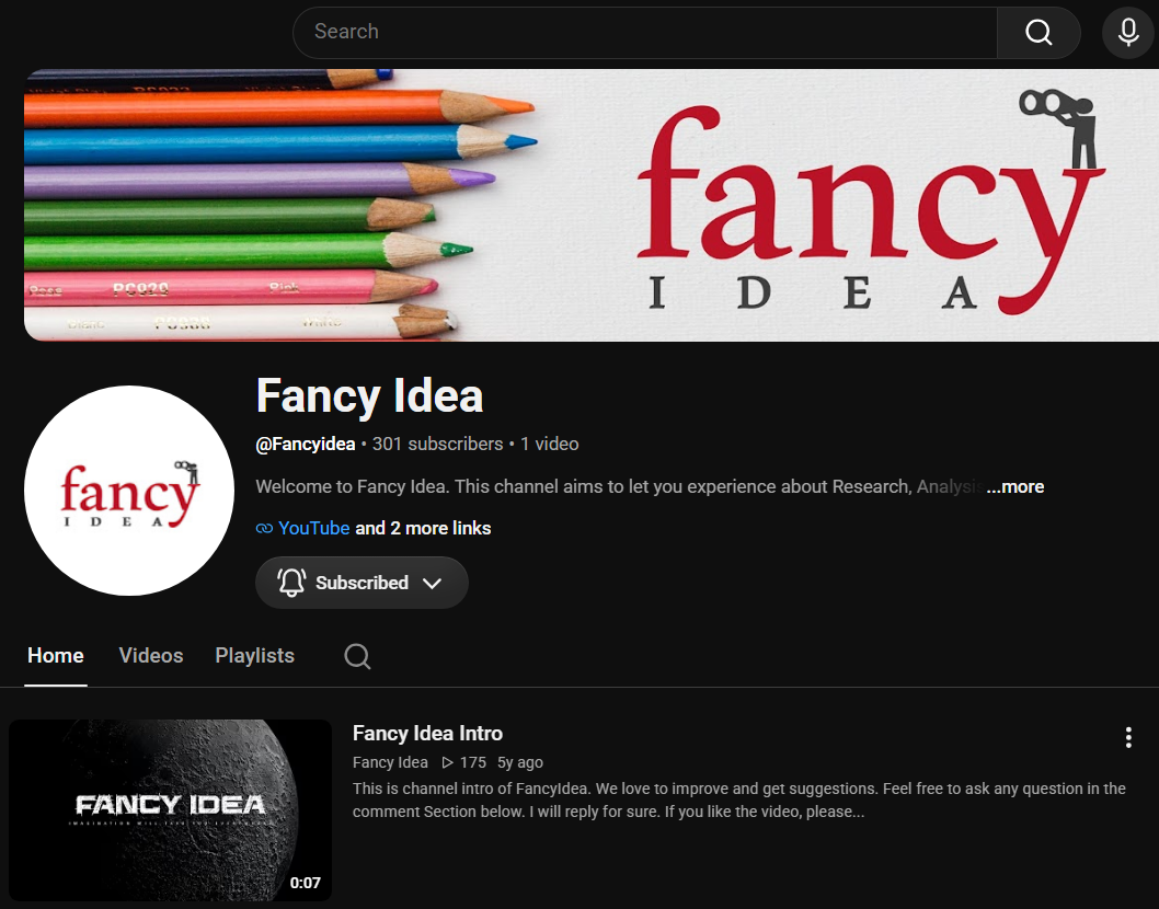 FancyIdea YouTube channel logo
